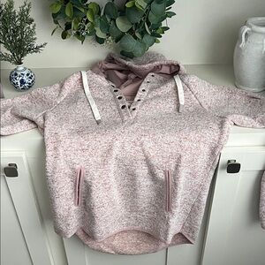 Women's Pink Hooded Sweatshirt